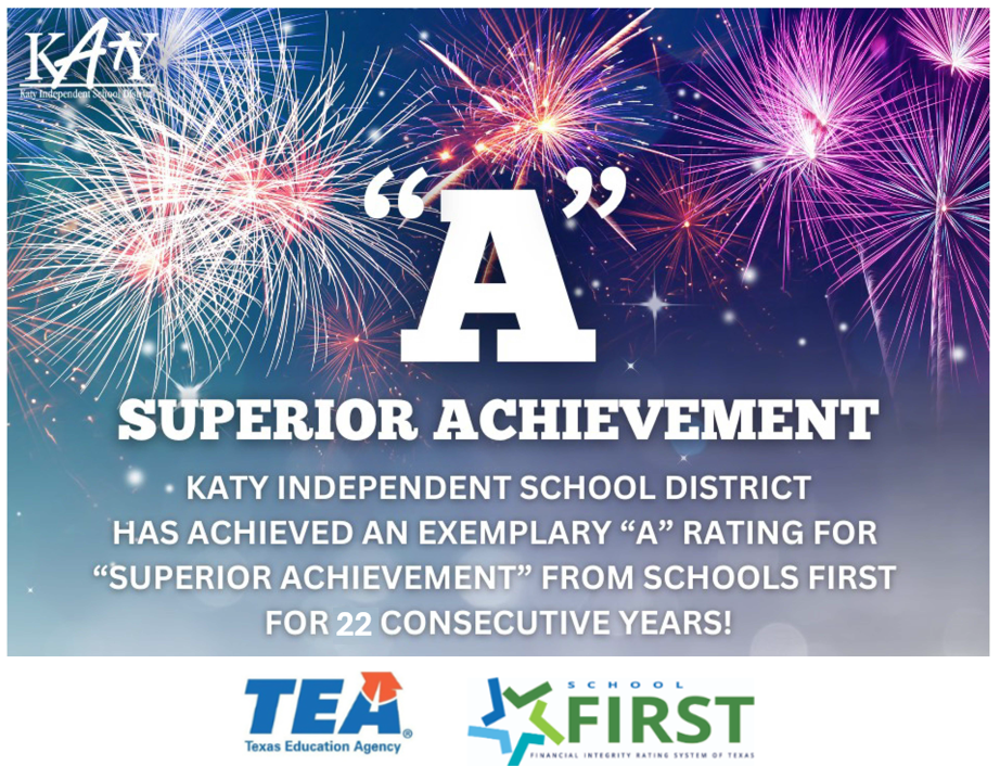 Schools First Superior Achievement 22 consecutive years Schools First Superior Achievement 22 consecutive years